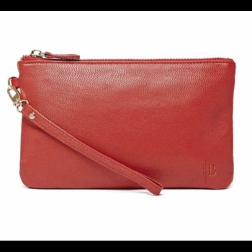 H.Butler Red Clutch Bag